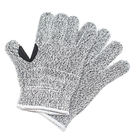 Safe Handler Reinforced Cut Resistant Gloves, White, Small, PR BLSH-HD-CRG1-S-W